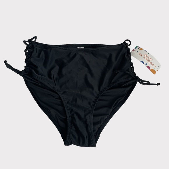 Other - 🦋3 for $15 NWT High Waisted Black Bikini Bottoms